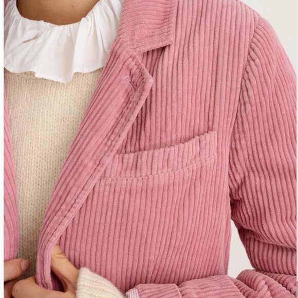 ALEX MILL Boyish Blazer in Corduroy Dusty Rose - Picture 3 of 7